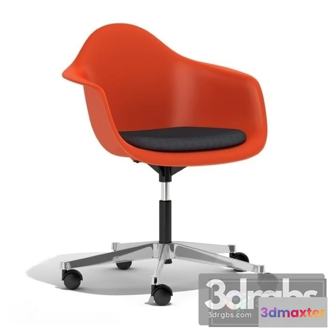 947206 - Eames Plastic Armchair PACC Red