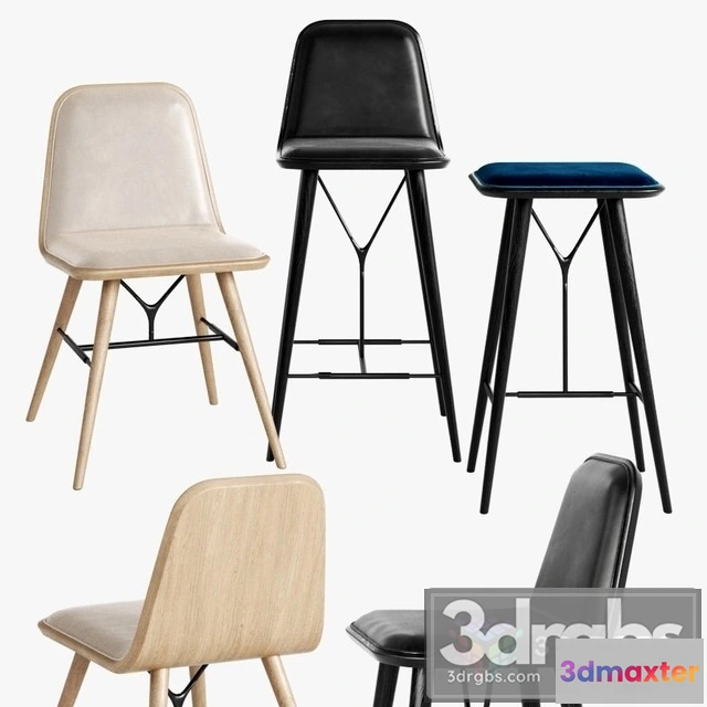 947562 - Fredericia Spine Stool Barstool Chair