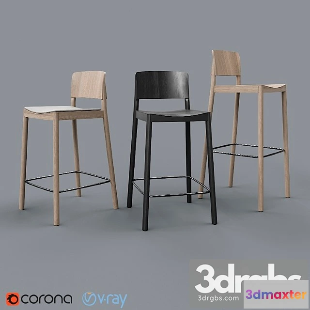 947710 - Grace barstool by swedese 2