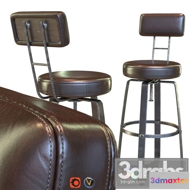 948072 - Iron Bar Counter Stool