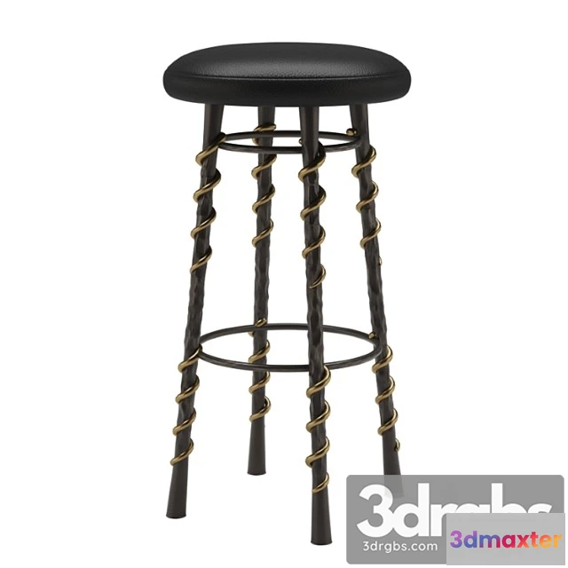 948254 - Kelly Wearstler Serpent Barstool