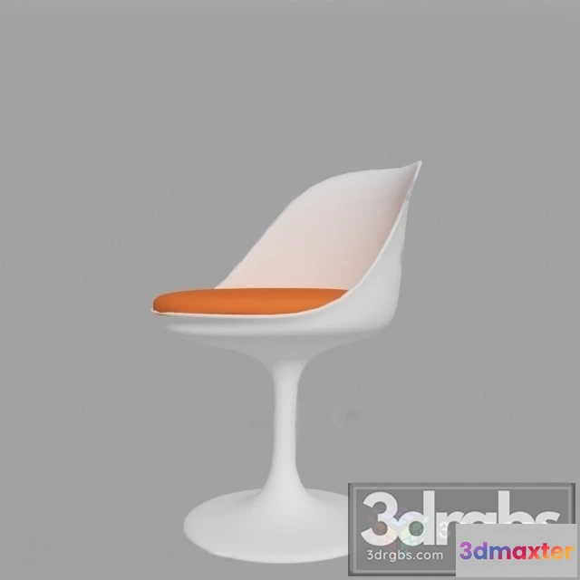 948310 - Knoll Tulip White Chair
