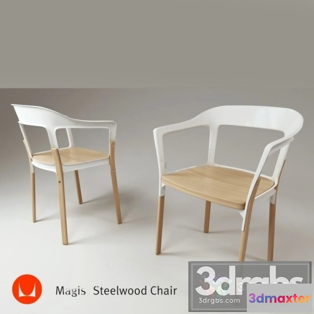 948628 - Magis Steel Wood Chair