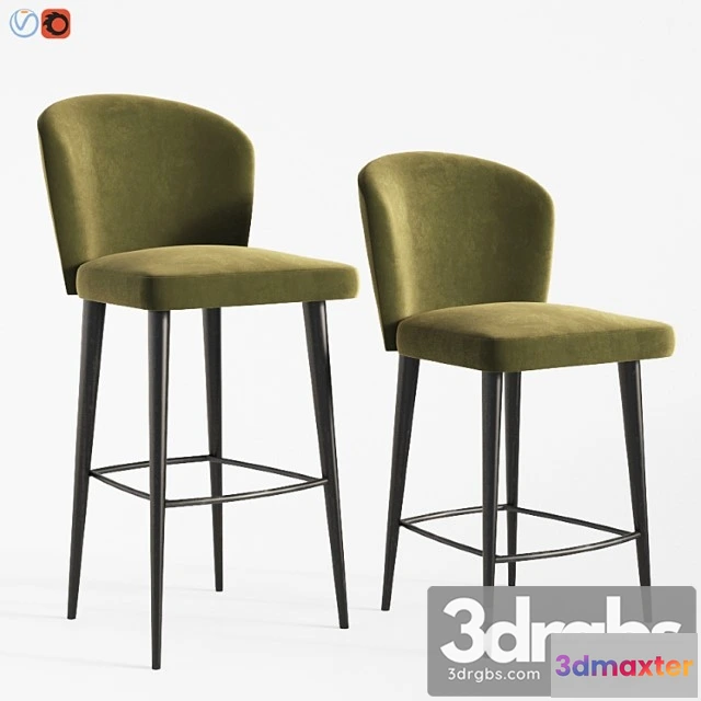 948844 - Minotti aston - barstool and counter stool 2