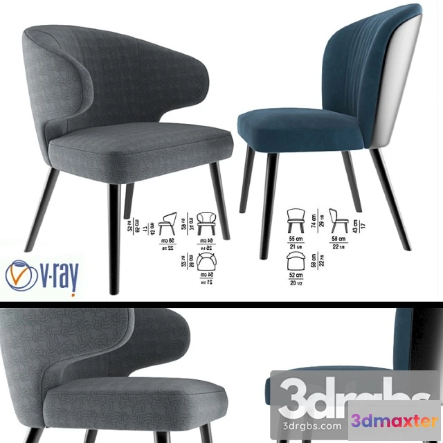 948868 - Minotti aston lounge chairs 2