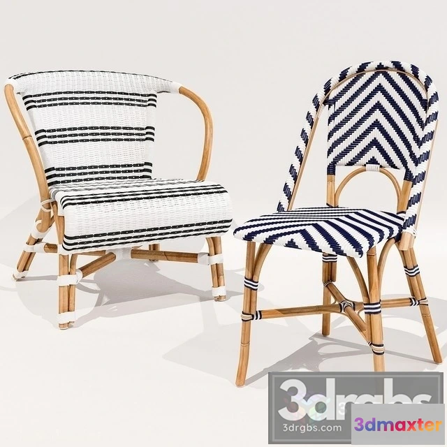 949014 - Monaco Chevron Riviera Chairs Serena Lily