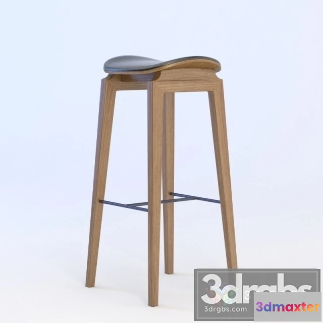 949242 - NY11 Bar Chair Walnut Leather