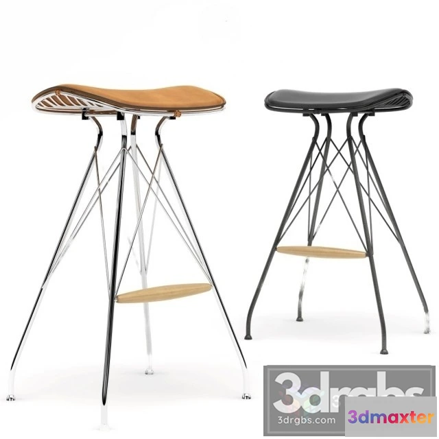 949334 - Overgaard Dyrman Wire Bar Stool