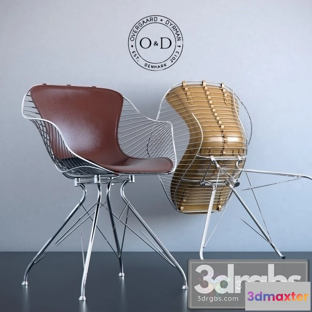 949336 - Overgaard Dyrman Wire Dining Chair
