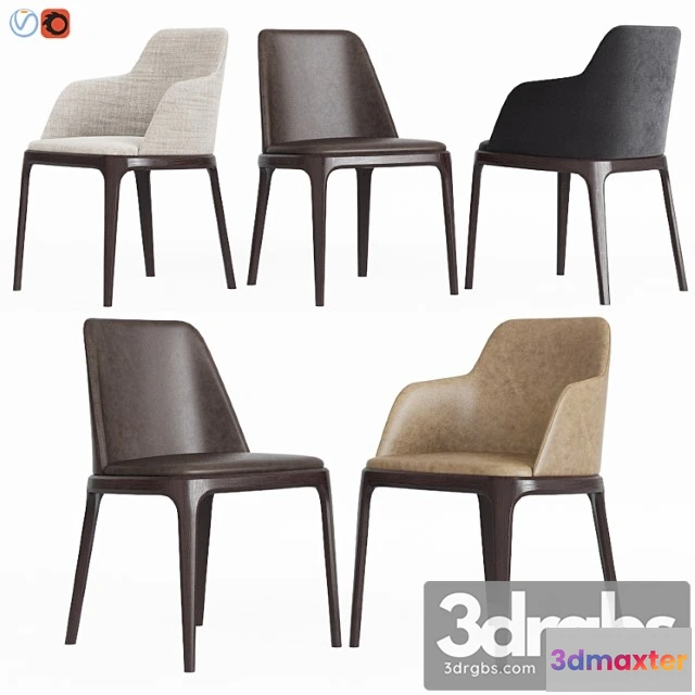 949480 - Poliform Grace Dinning Chair Set