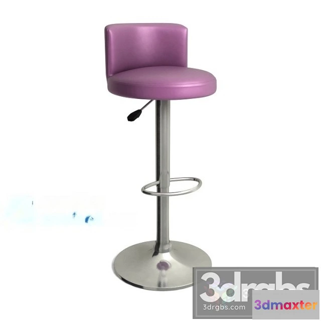 949630 - Purple Adjustable Height Bar Stool