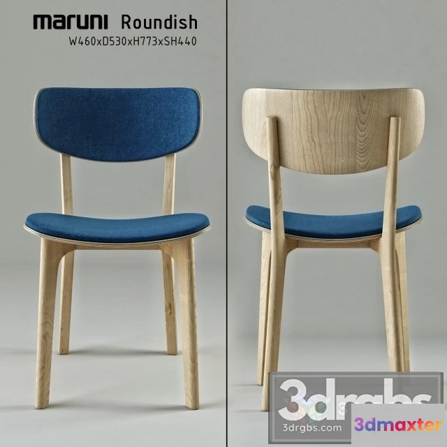 949836 - Roundish Maruni Chair