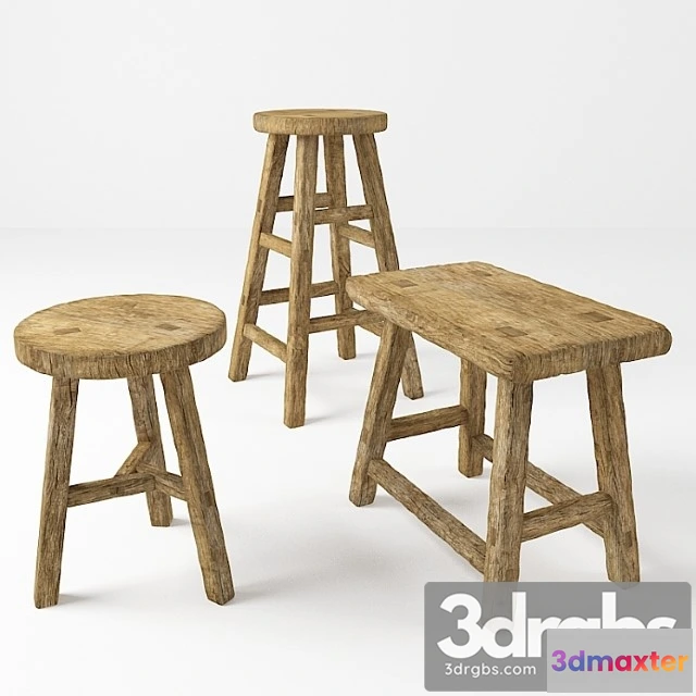 949858 - Rustic chairs. rustic stools 2