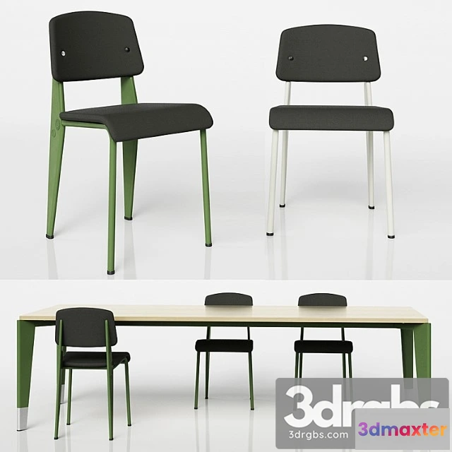 950092 - Standard Sr Chair Prouve Raw