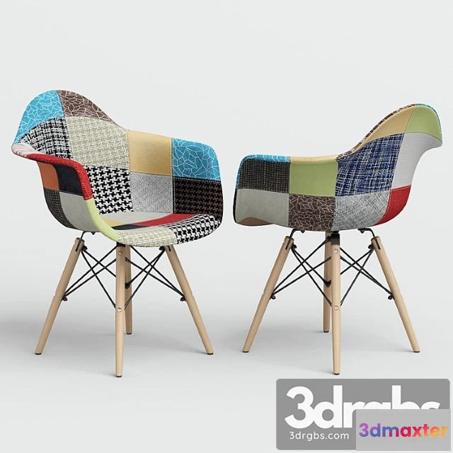 950214 - Stul Eames Style Daw Patchwork 1