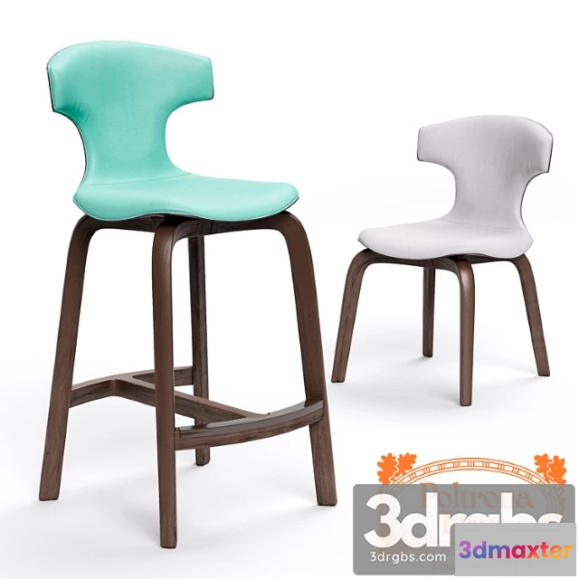 950224 - Stul Ia Poltrona Frau Montera