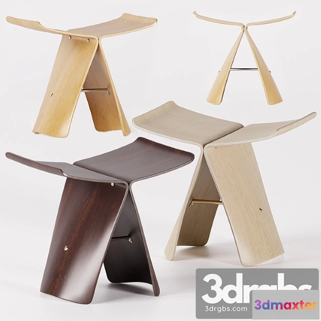 950714 - Vitra butterfly stool. 2