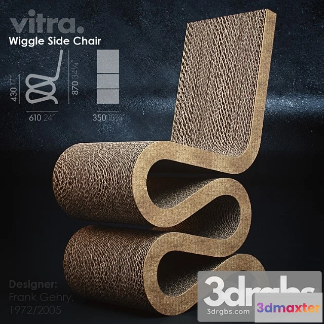 950732 - Vitra Wiggle Side Chair