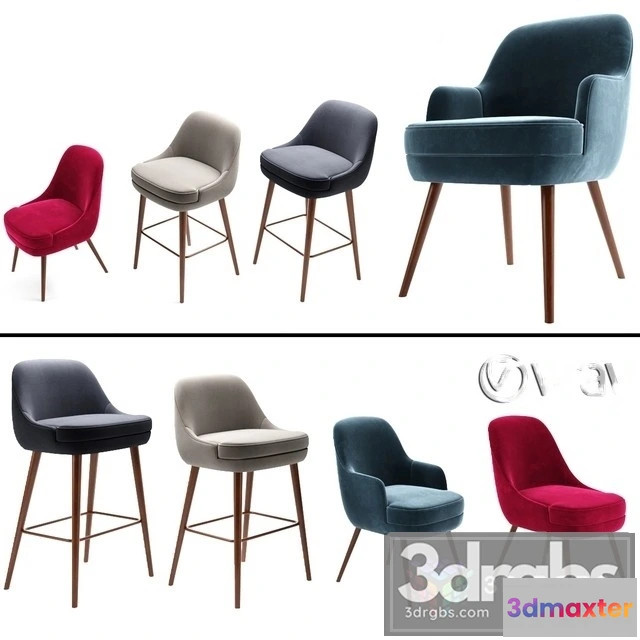 950764 - Walter Knoll Dining Chair Bar Stool