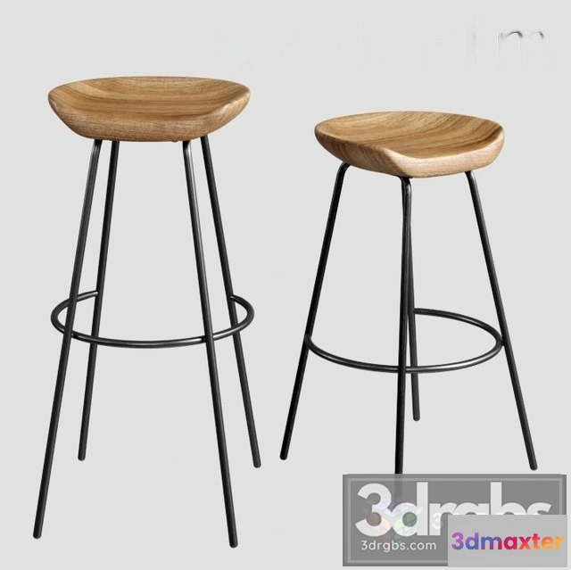 950796 - West Elm Alden Bar Counter Stools