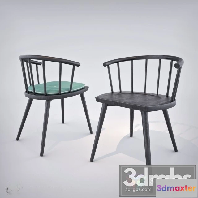 950926 - Wooden Windsor Spindle Chair