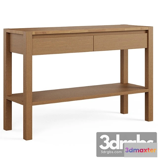 1030298 - Adelita oak console table with 2 drawers