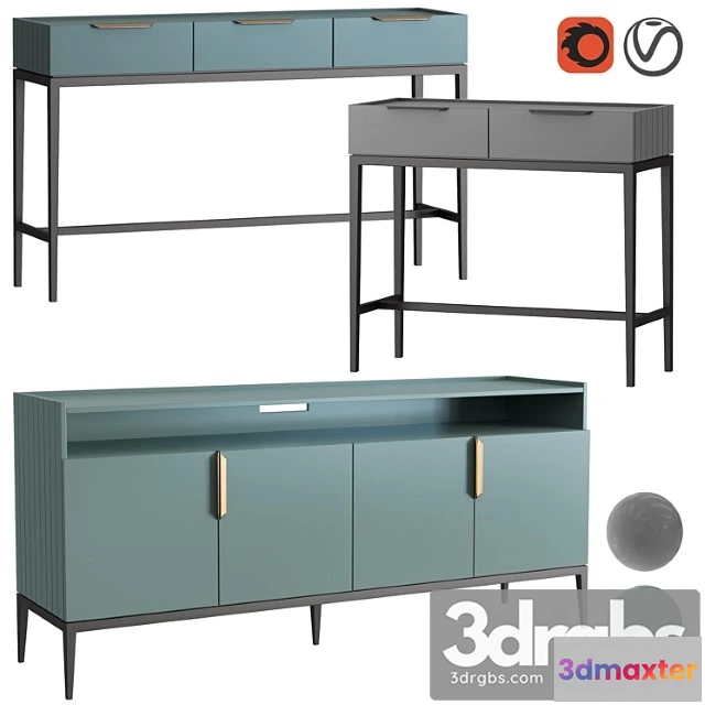 1030404 - Dantone home metropolitan console set