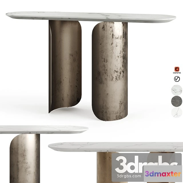 1030450 - Gabriel opera contemporary oval console