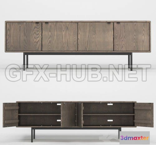 1082740 - Hensley Media Cabinets 05 3D Model - 216297