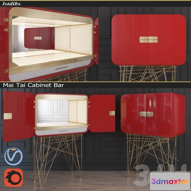 1086030 - Mai Tai Cabinet Bar - 219587