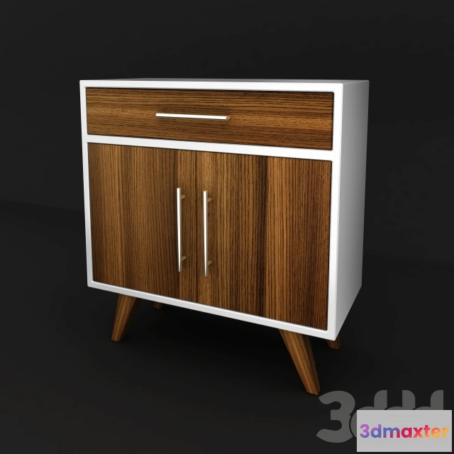 1086512 - Mid Century Modern Coffee Cabinet - 220069