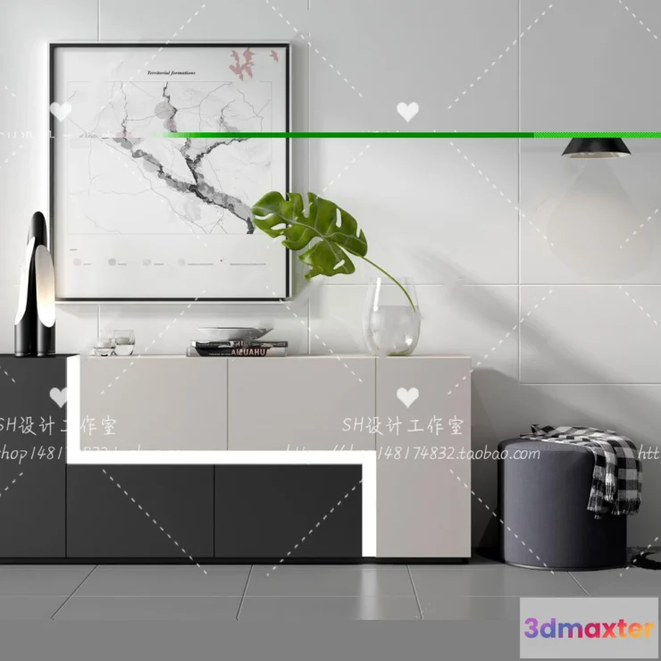 1136630 - Side Cabinets - 3D Models - 0136