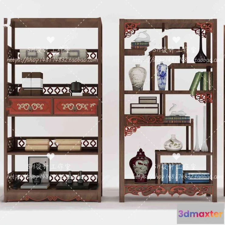 1137940 - Decorative Cabinets - 3D Models - 0001