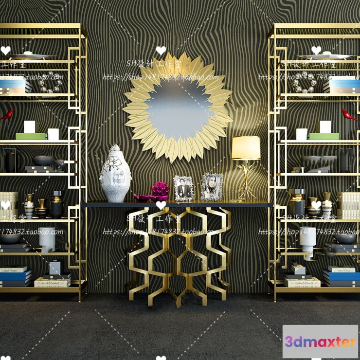 1138254 - Decorative Cabinets - 3D Models - 0158