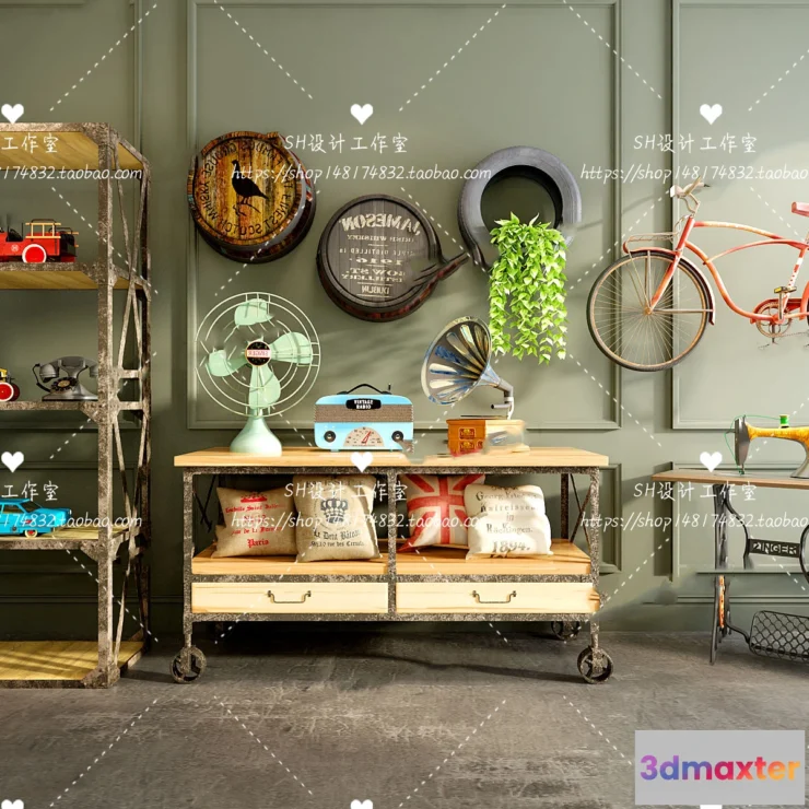 1138270 - Decorative Cabinets - 3D Models - 0166