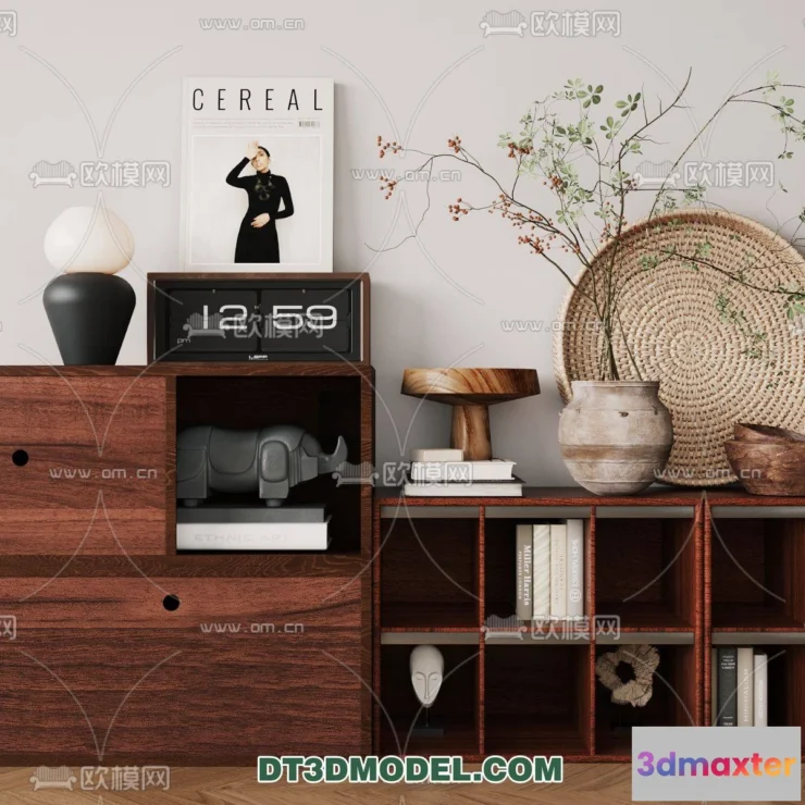 1162130 - WABI SABI STYLE 3D MODELS - CABINETS - 0124