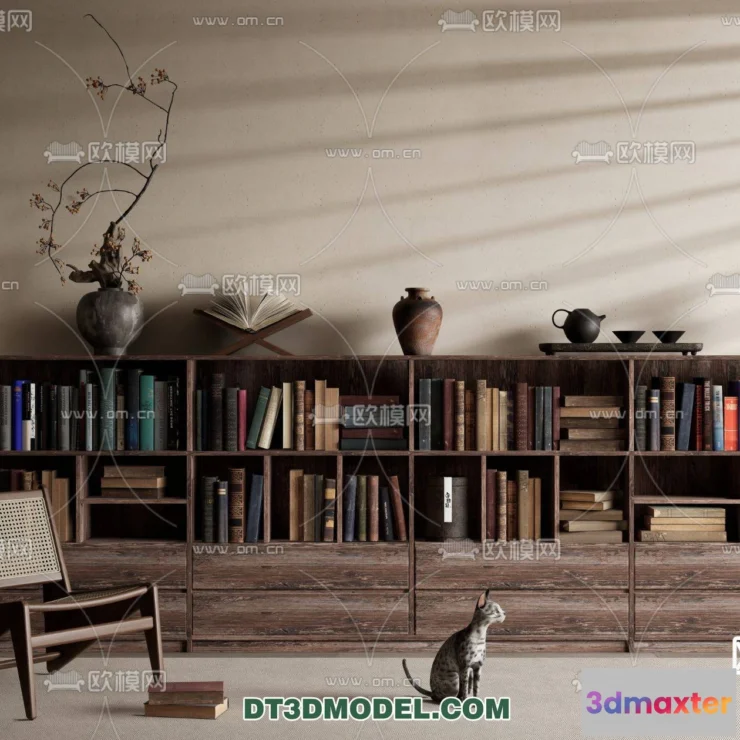 1162256 - WABI SABI STYLE 3D MODELS - CABINETS - 0187