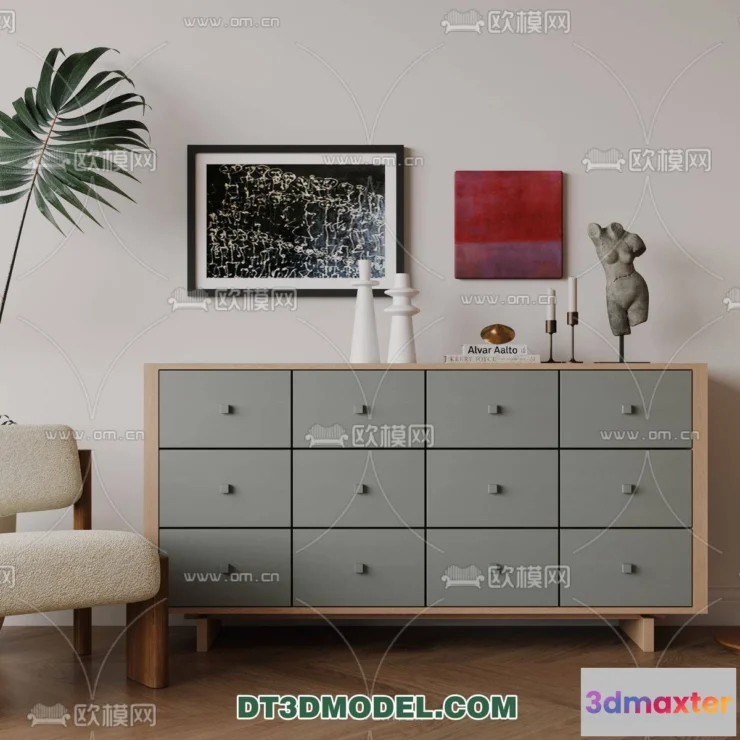 1162278 - WABI SABI STYLE 3D MODELS - CABINETS - 0198