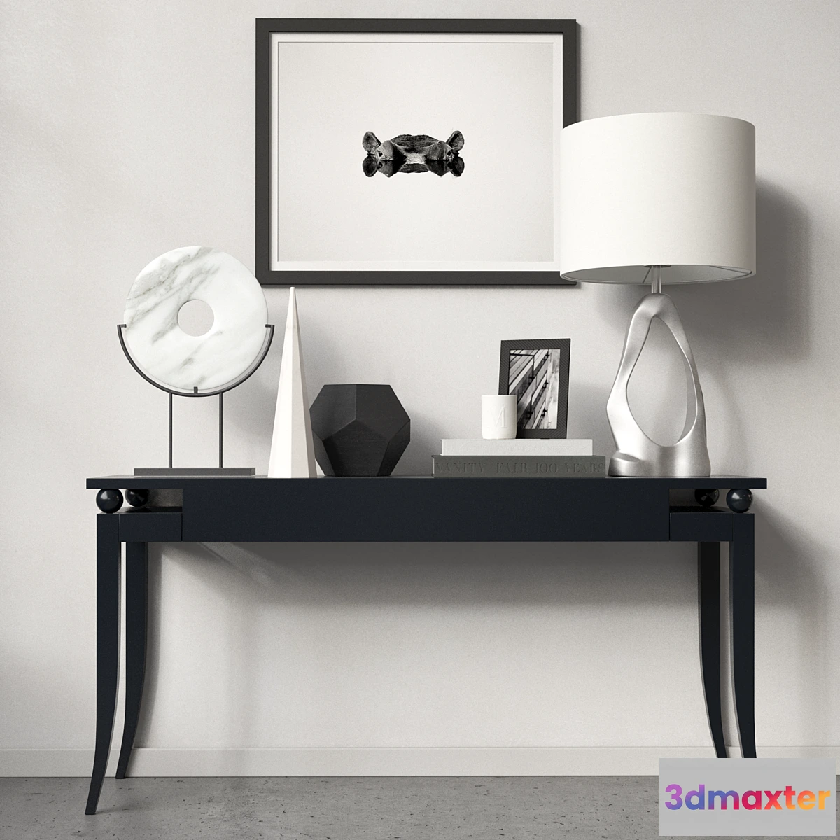 1284692 - Decorative set for the console  Decor set console 3D Max