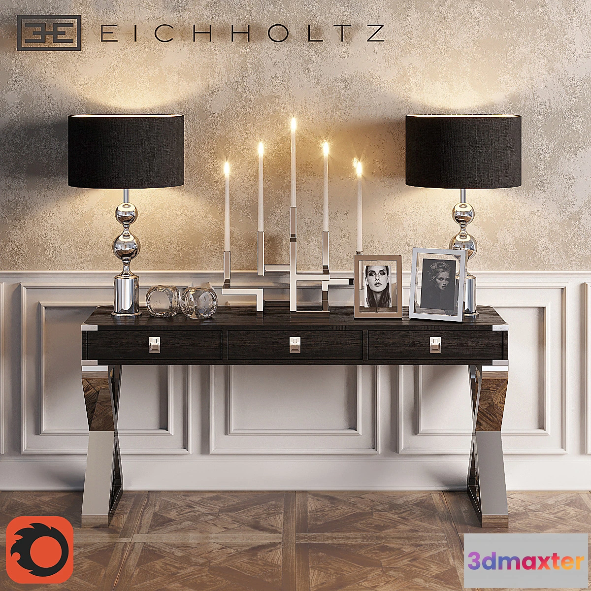 1291947 - Eichholtz Decore Set 3D Max