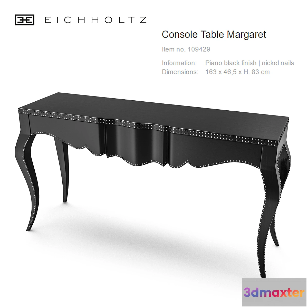 1291967 - Eichholtz Console Table Margaret 3D Max