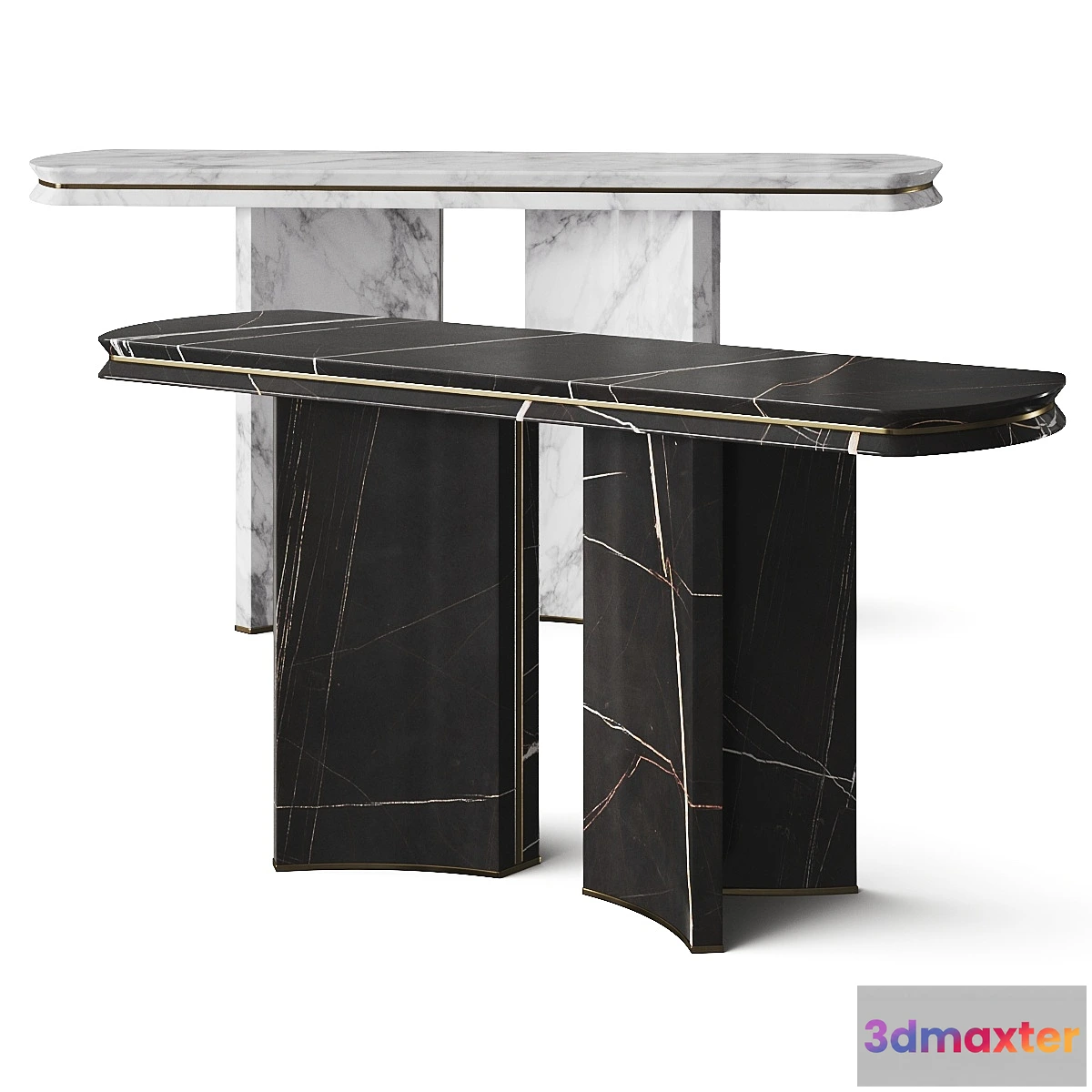 1322157 - Capital Collection Ercole Console Tables 3D Max