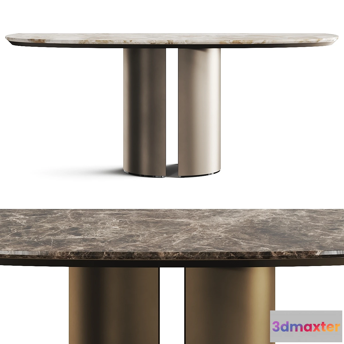 1331734 - Eforma Dora Console Tables 3D Max