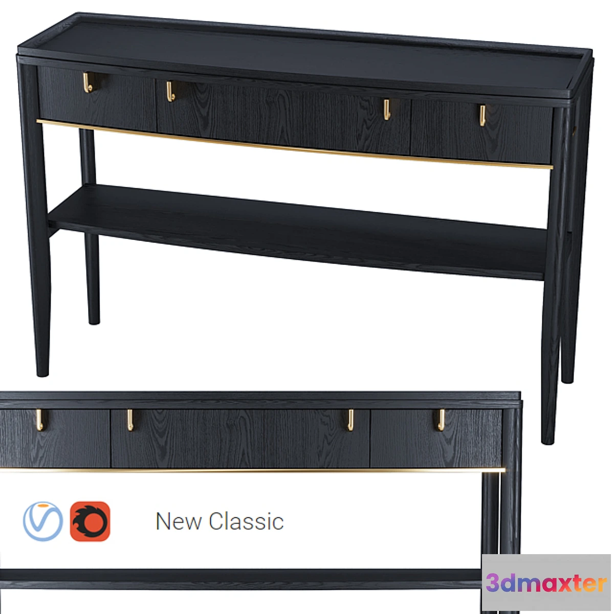 1340715 - Dantone james patterson console 3D Max