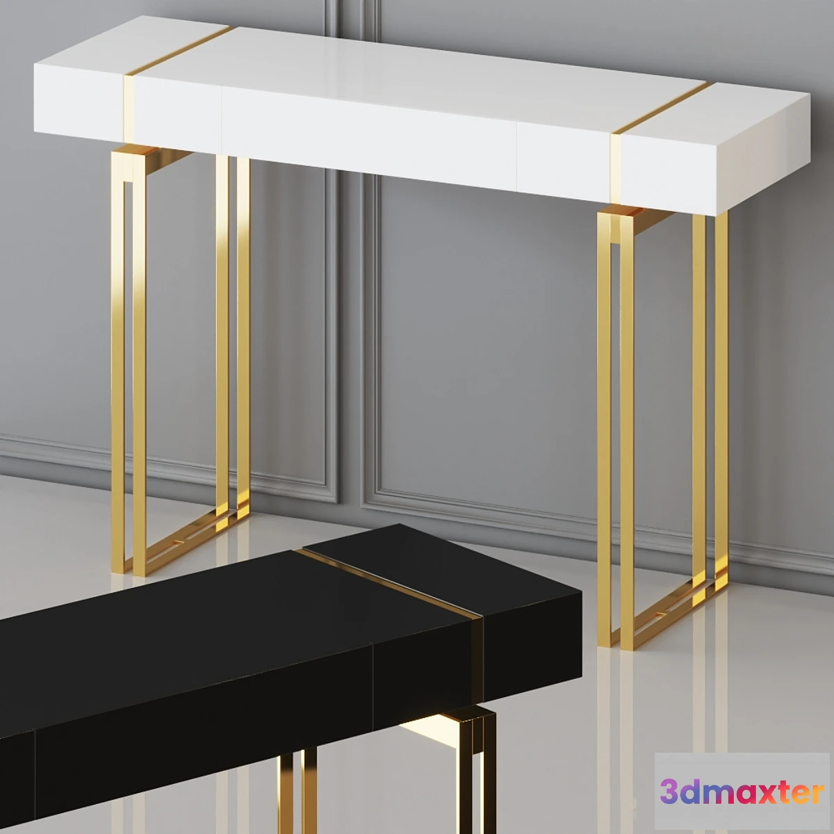 1341681 - LadyYard - Modern Luxury Console 3D Max