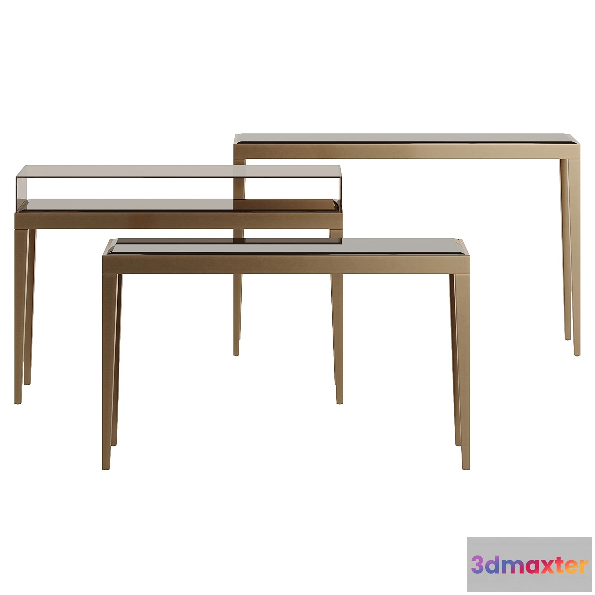 1352233 - Fendi Dedalo 2022 Metal Console 3D Max