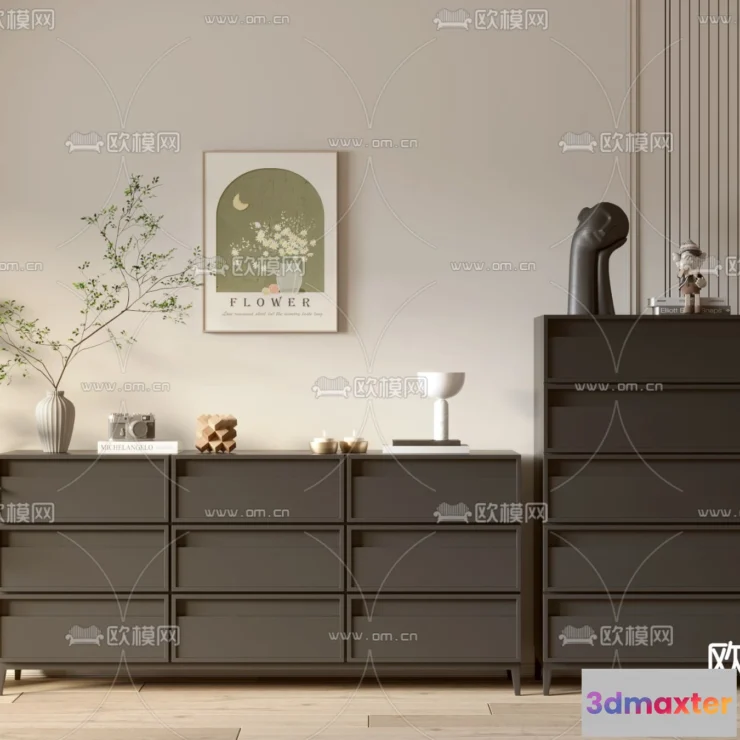 1369404 - Console Table - Furniture 3D Models - 002 3D Max