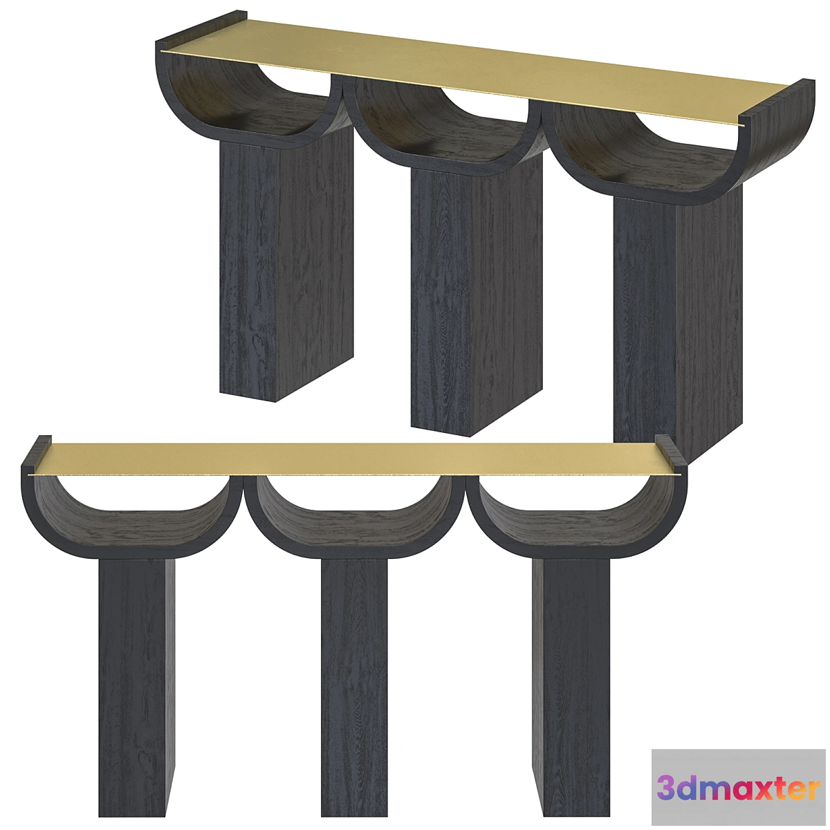 1394464 - Kolkhoze Triple - console table 3D Max