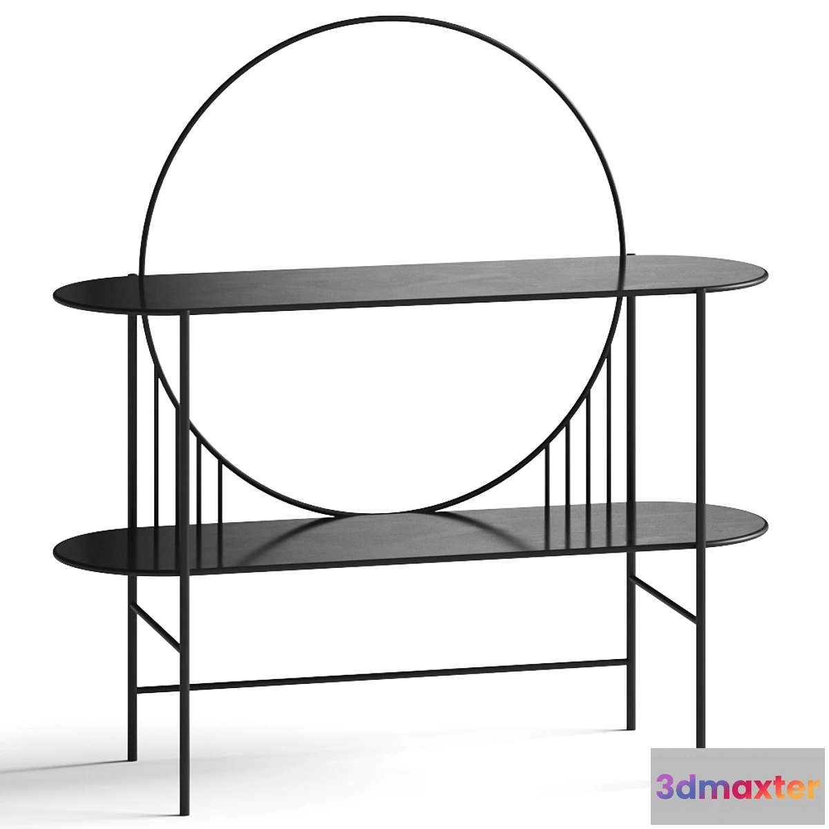 1396414 - La Redoute Ginola Metal Console Table 3D Max