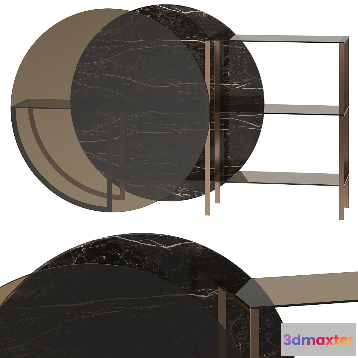 1398562 - Paolo Castelli Cultum Console Table 3D Max
